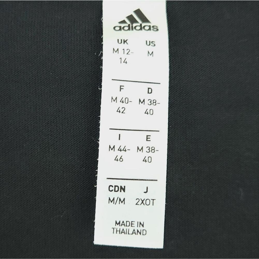 Adidas Sleeveless Tank Girls Medium 12-14, Black, Asymmetrical Hem - Picture 4 of 4